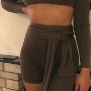 Cycle short two piece set